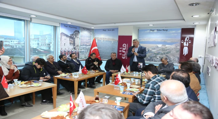 Kadem Ekşi, Elazığ Kültür ve Yardımlaşma Derneği’ni ziyaret etti