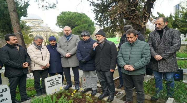 ARİF DAĞLAR , KABRİ BAŞINDA ANILDI