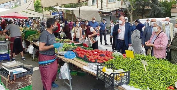 Açılan semt pazarları denetlendi