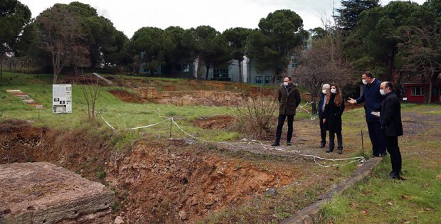 İBB’den Dragos Arkeolojik Kazı Alanına Ziyaret