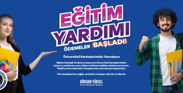 Kartal Belediyesi’nden Üniversiteli 1121 Gence Eğitim Desteği