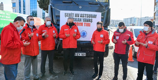 Tuzla’dan Cinderesi Mağdurlarına 163’üncü Tır Yola Çıktı