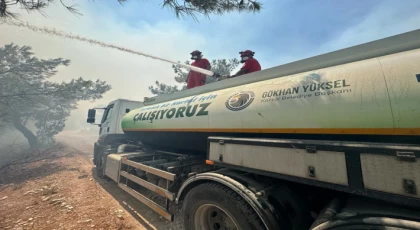 Kartal Belediyesi Ekiplerinden Çanakkale’deki Yangın Mücadelesine Destek