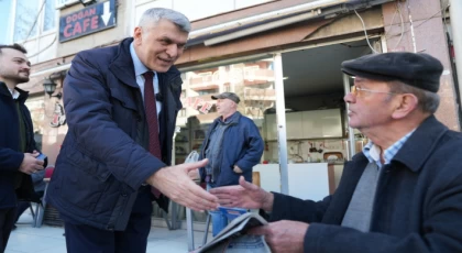 Başkan Kadem Ekşi’den Esnaf Ziyareti ''Seçimi Hep Birlikte Rekor Bir Oyla Kazanacağız''