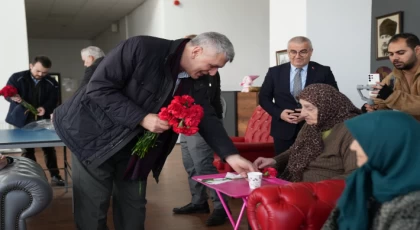 CUMHUR İTTİFAKI MALTEPE BELEDİYE BAŞKAN ADAYI KADEM EKŞİ’DEN HUZUREVİNE ZİYARET*