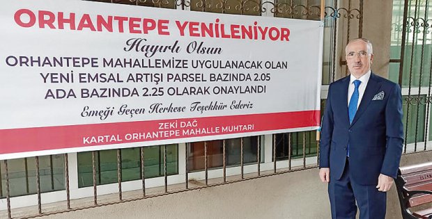 Orhantepe Mahallesine Hayırlı Olsun