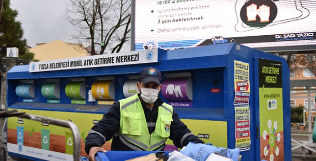 Tuzla’da Her Gün 40 Ton Atık Geri Dönüşüme Kazandırılıyor